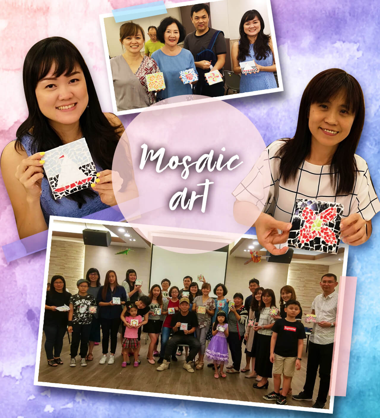 Mosaic Art Tiles Making Singapore