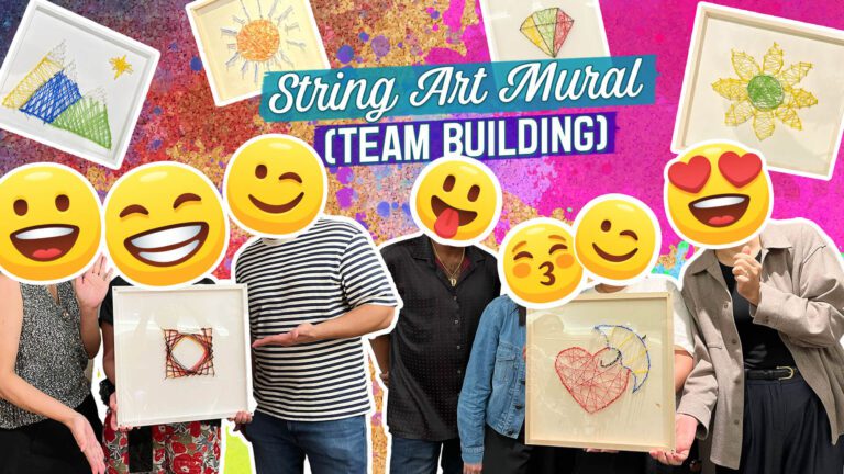 Team Building String String Art Workshop | DIY Workshop - Team Bonding Ideas