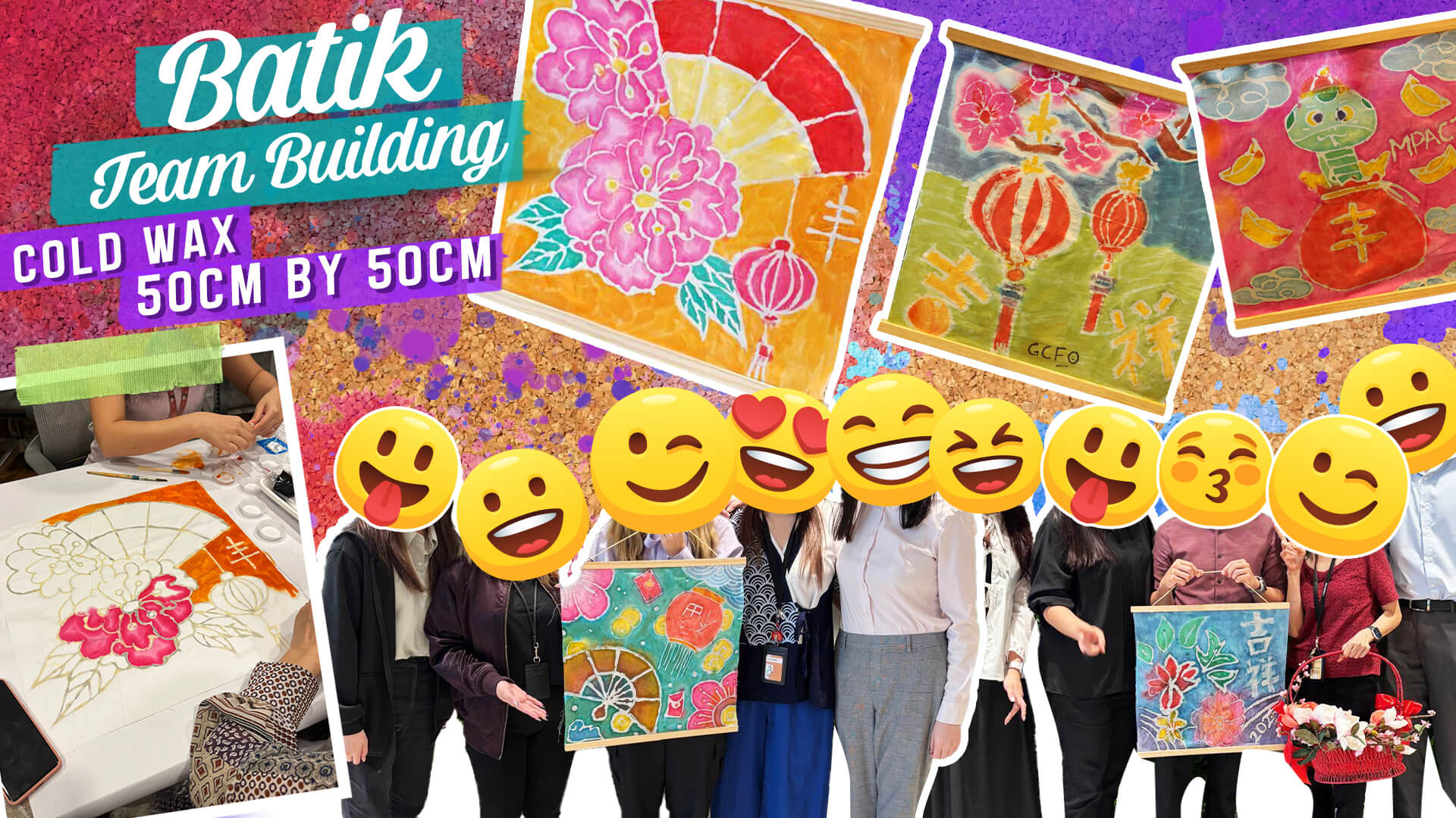 Art Jamming Team Building Singapore | SG Cohesion Activities